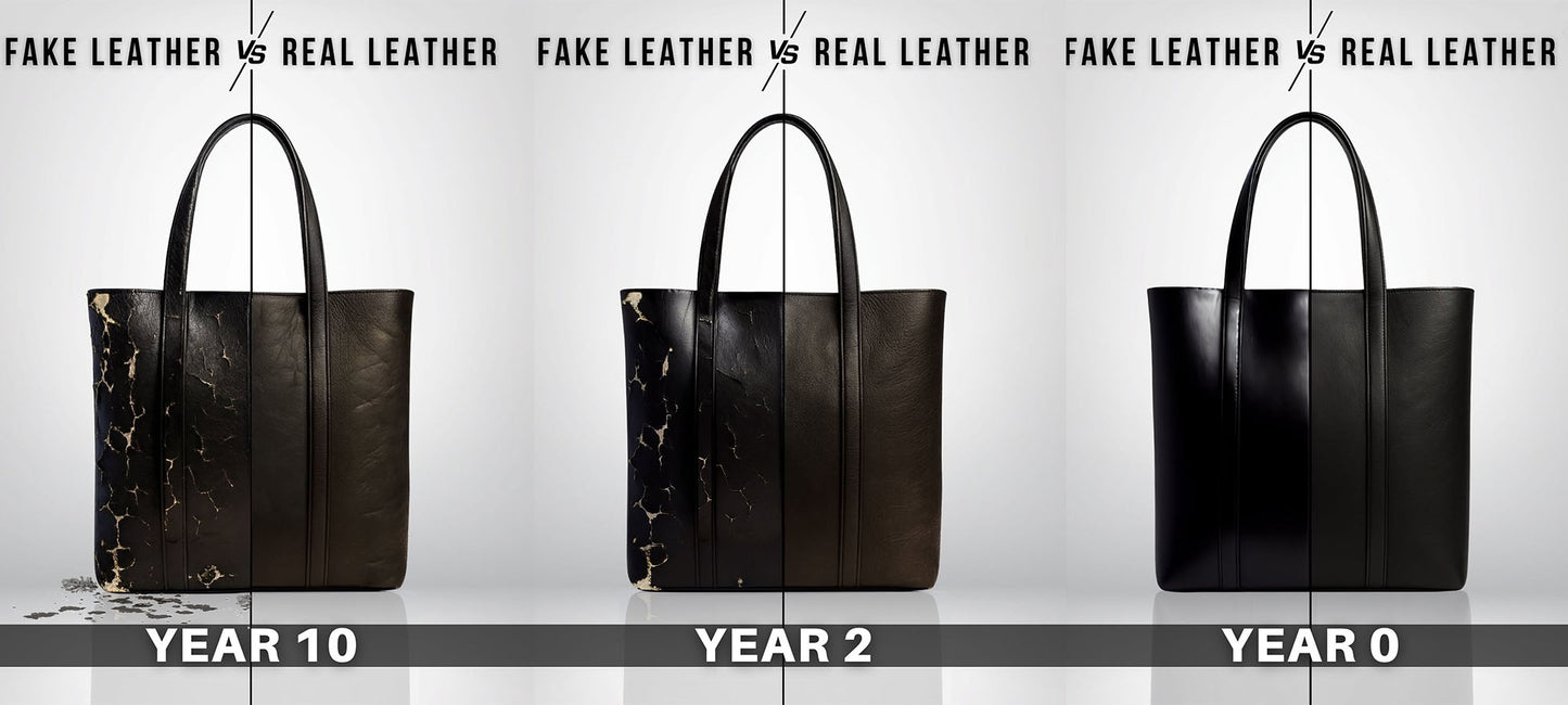 𝐅𝐚𝐤𝐞 𝐋𝐞𝐚𝐭𝐡𝐞𝐫 𝐯𝐬. 𝐑𝐞𝐚𝐥 𝐋𝐞𝐚𝐭𝐡𝐞𝐫